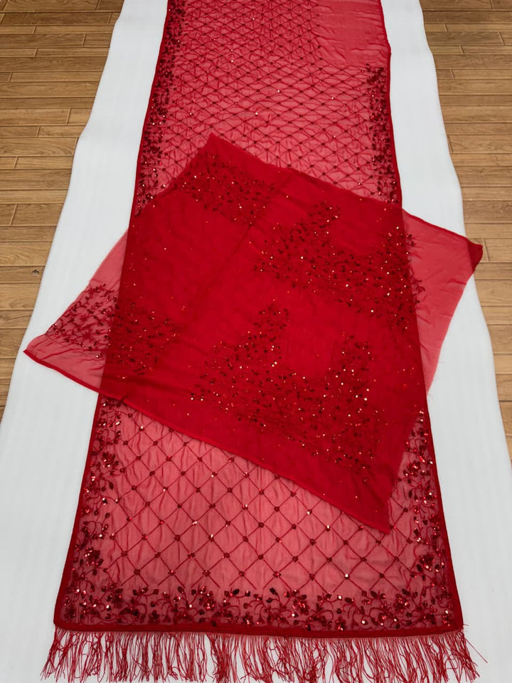 Star Night Story Georgette Saree