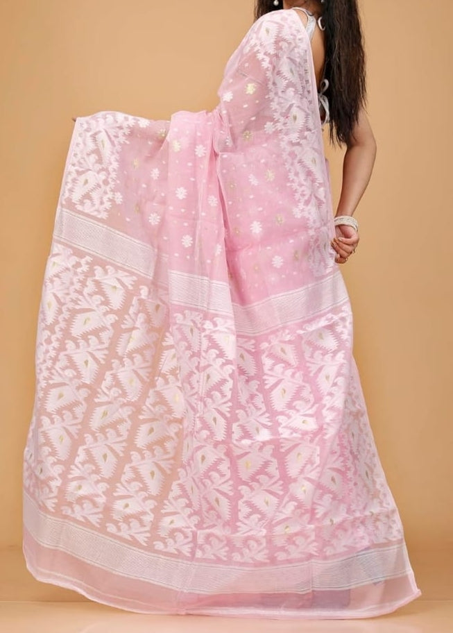 SurTara Dhakai Jamdani Saree