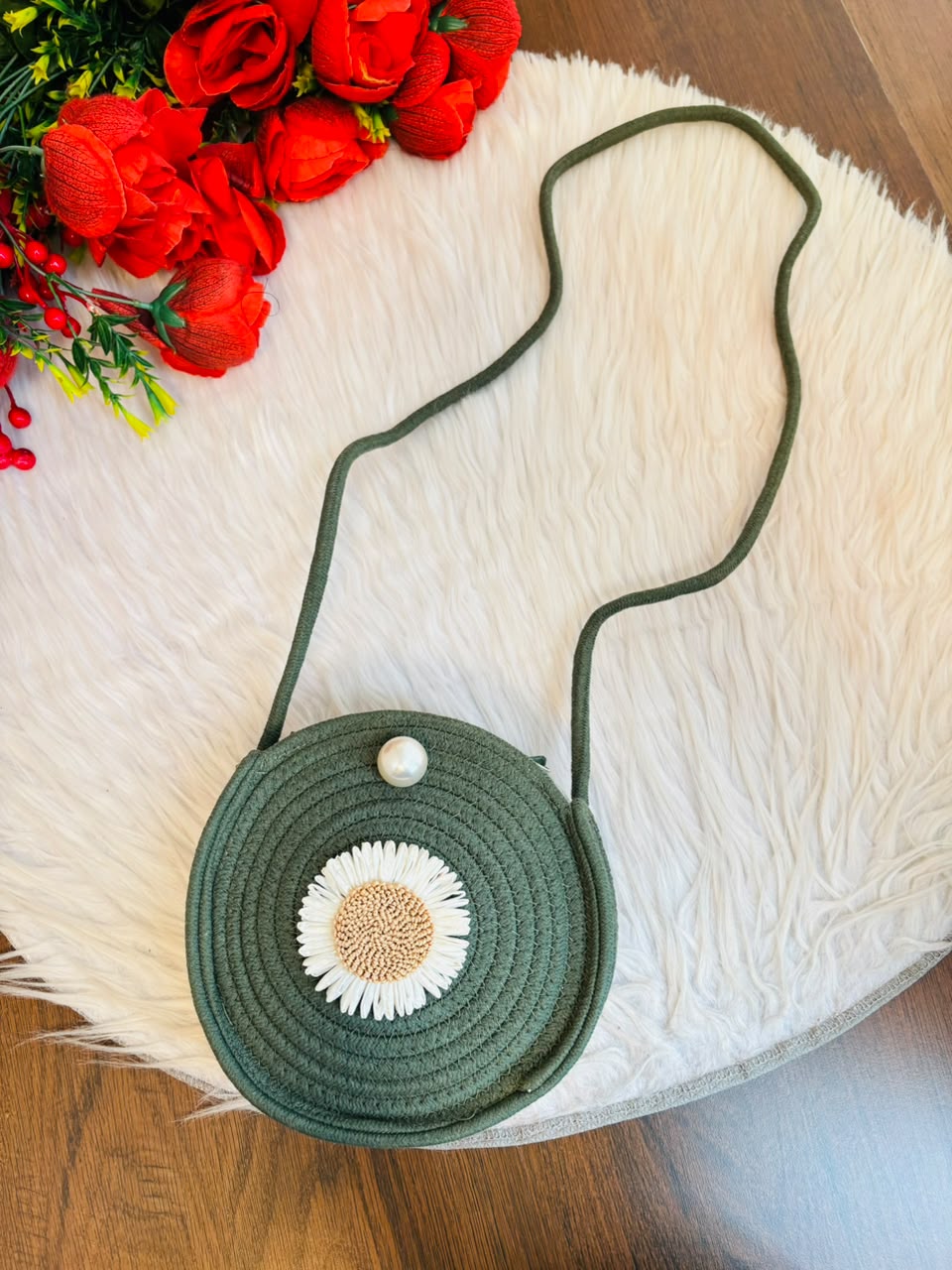Round Sling Bag