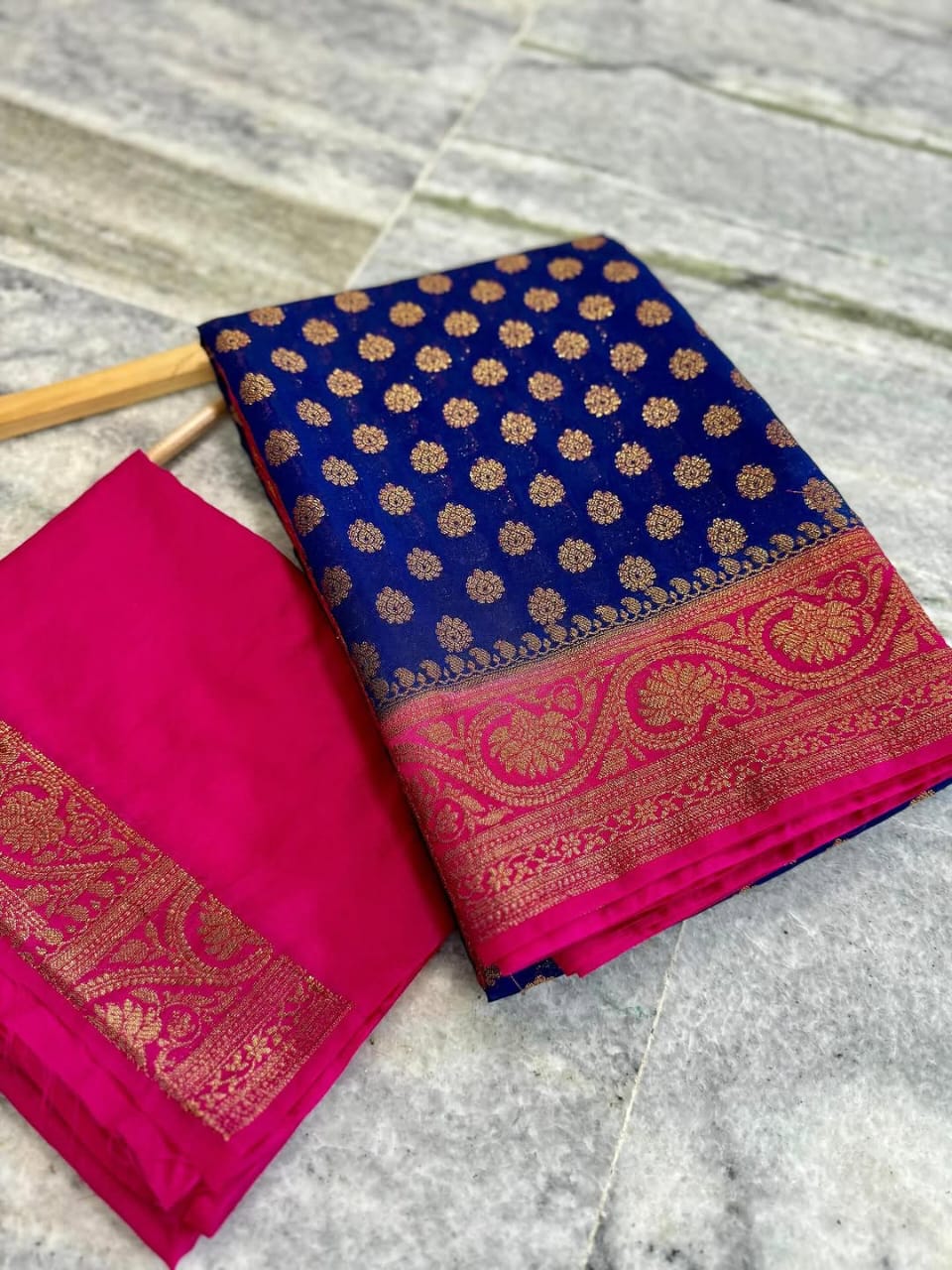 Swarnima Banarasi Semi Georgette Saree