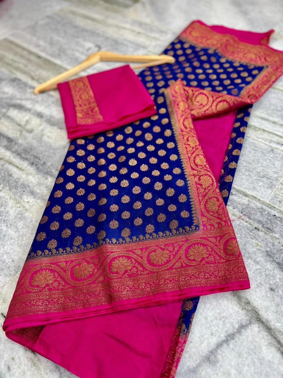Swarnima Banarasi Semi Georgette Saree