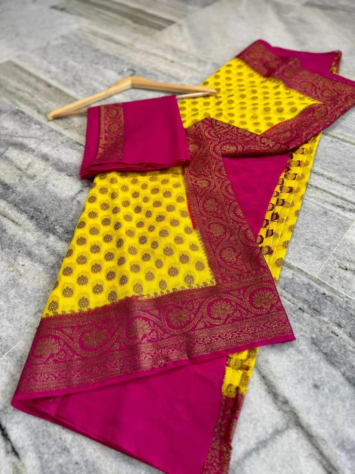 Swarnima Banarasi Semi Georgette Saree