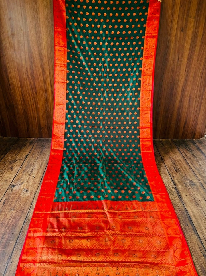 Mint Melody Fancy Silk Saree