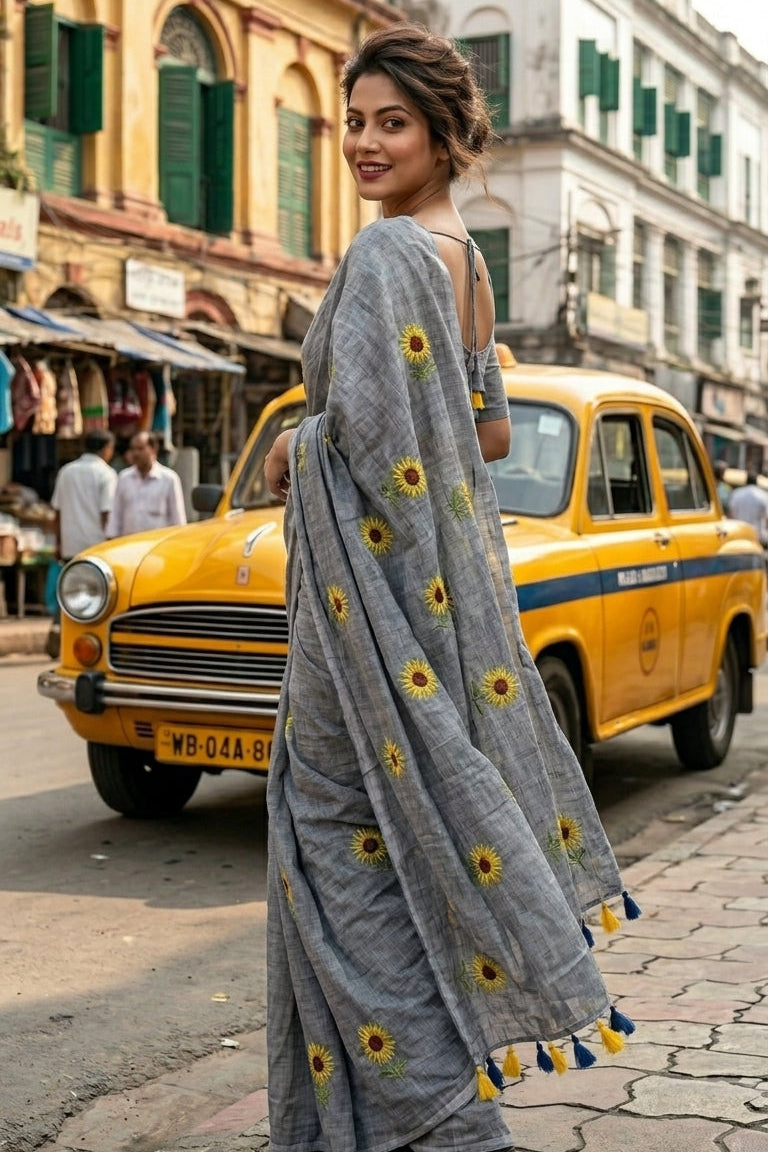 Roudrasmita Mul Cotton Saree