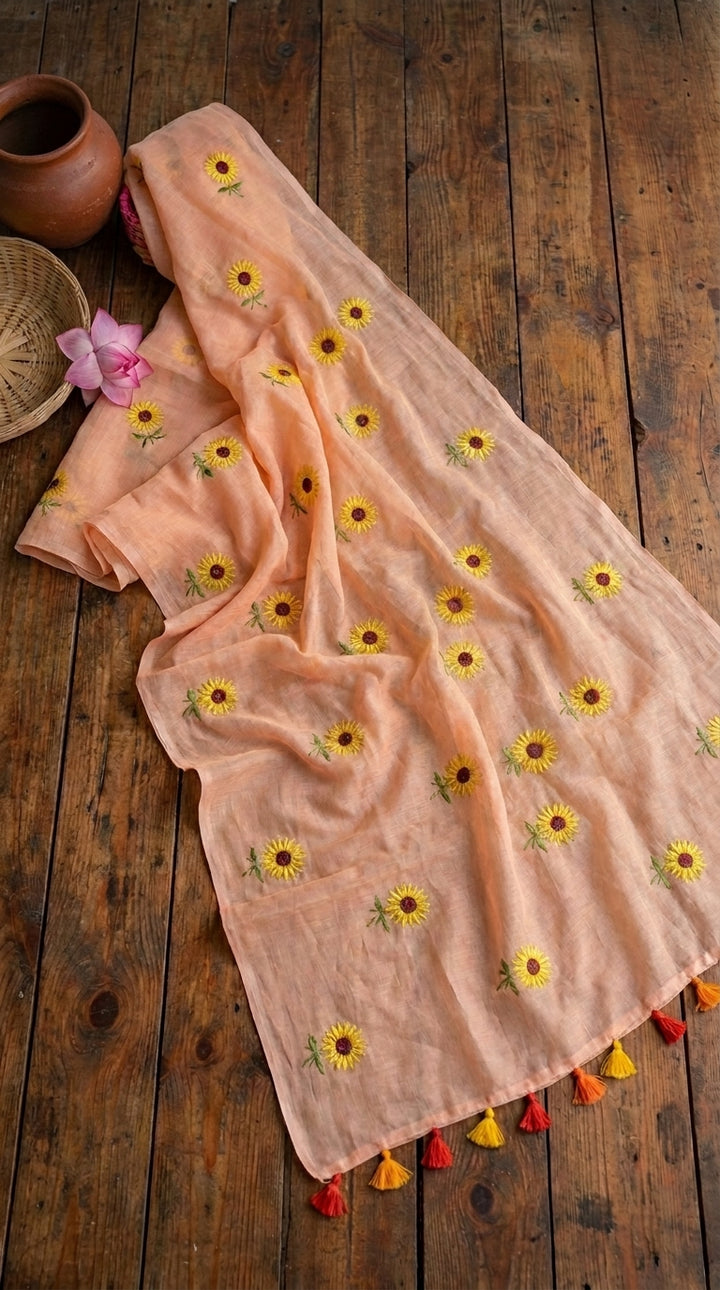Roudrasmita Mul Cotton Saree