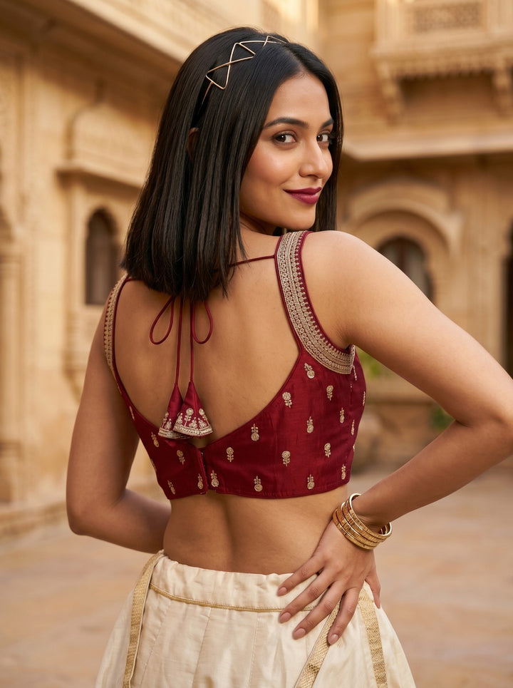 Classic Ruby Partywear Fancy Designer Blouse