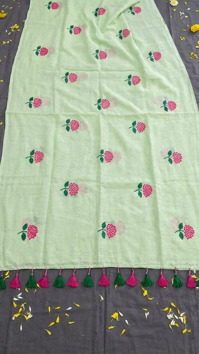 Premer Porosh Mul Cotton Saree