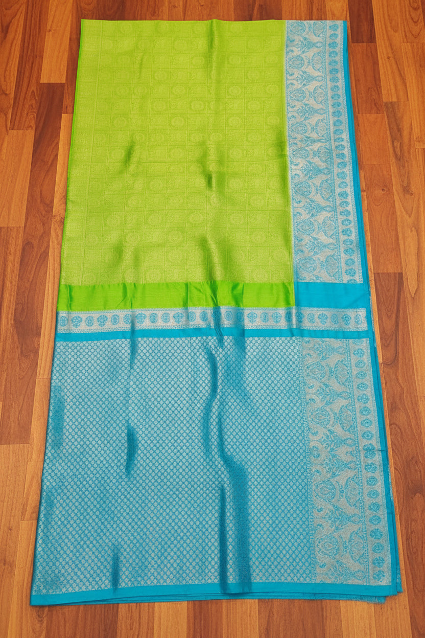 Blush Tones Kuvera Silk Saree