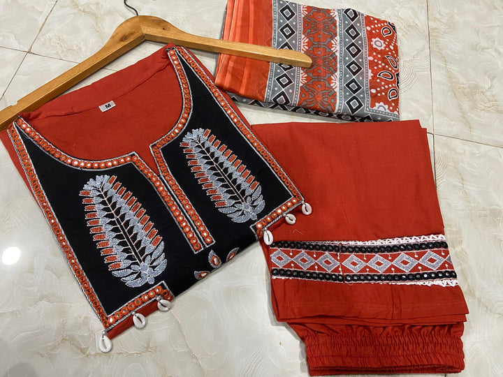 Sweet Moments Cotton Kurti Set