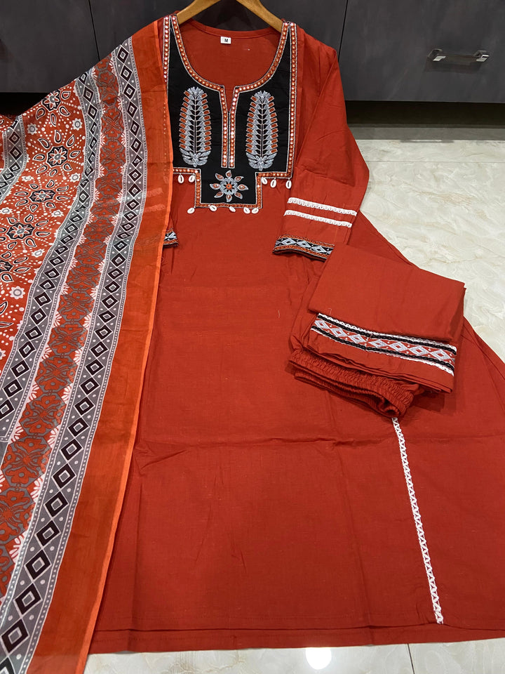 Sweet Moments Cotton Kurti Set