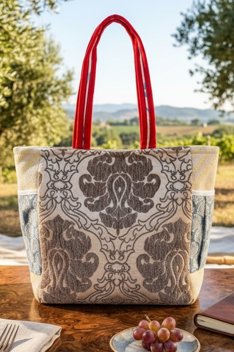 Carry Them Beautifully - Patchwork Oversized Tote Bag