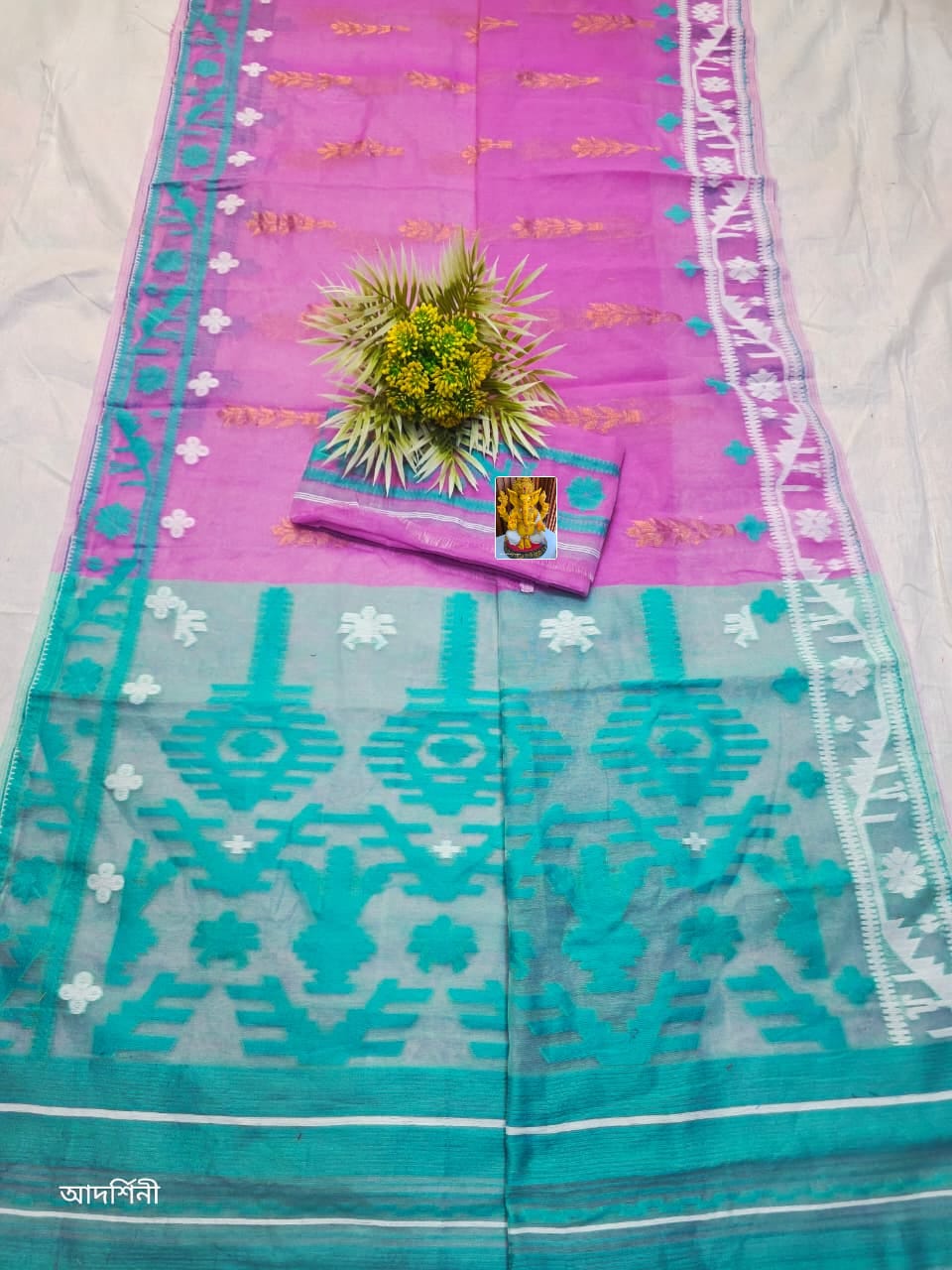 Oitijjho Sutra Ganga Jamuna Dhakai Jamdani Saree
