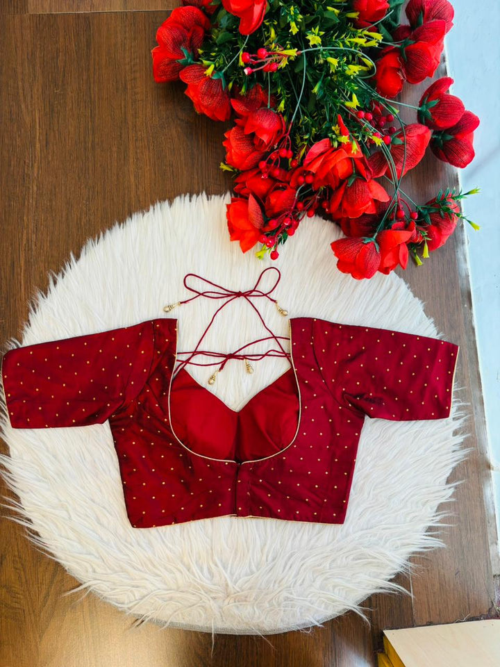 Sparkle Fancy Slik Masaba Style Blouse