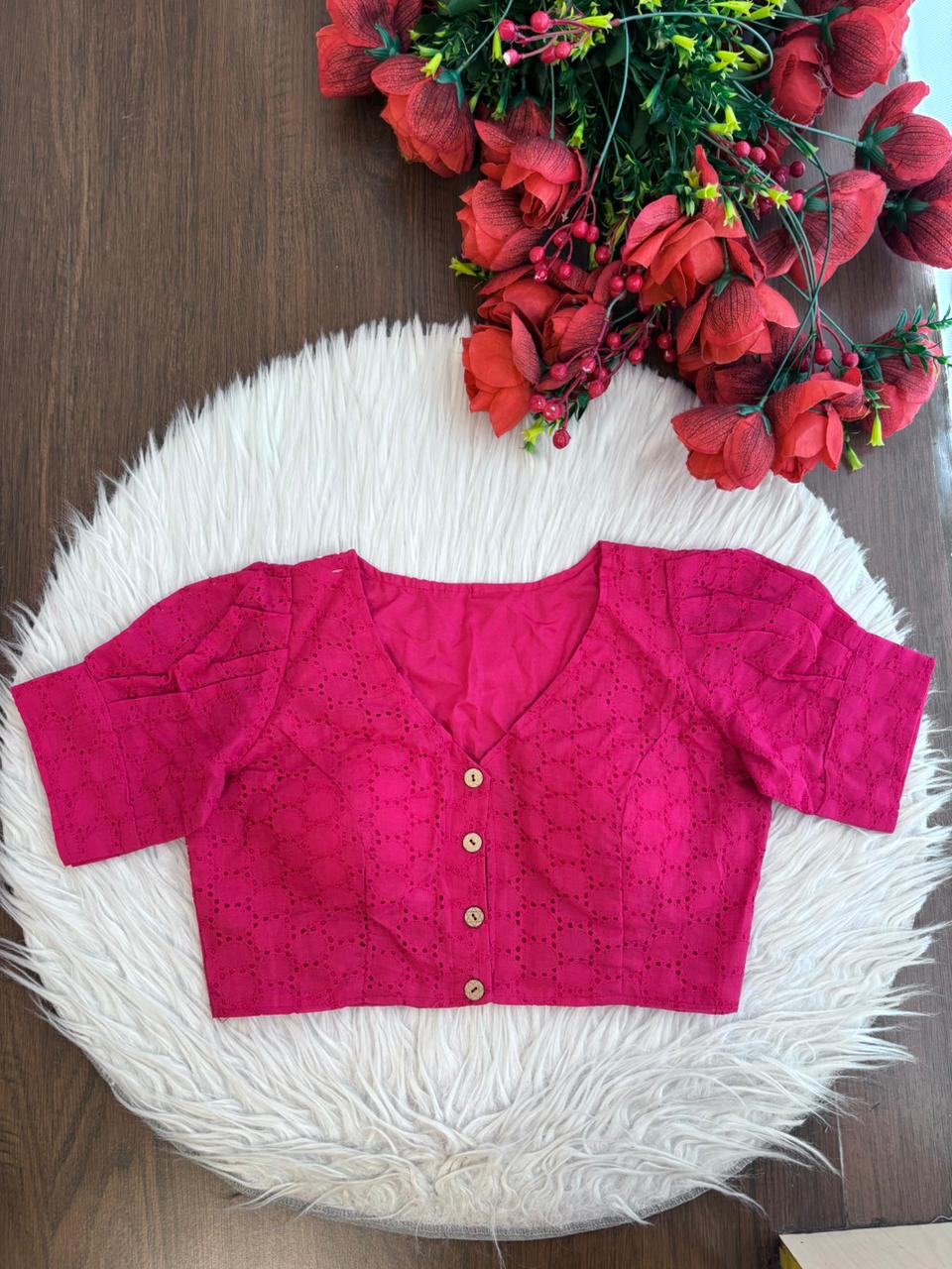 The Blush & Button Hakoba Designer Blouse