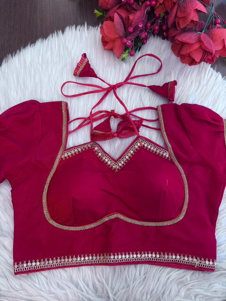 Diva Pink  Designer Masaba Style Blouse