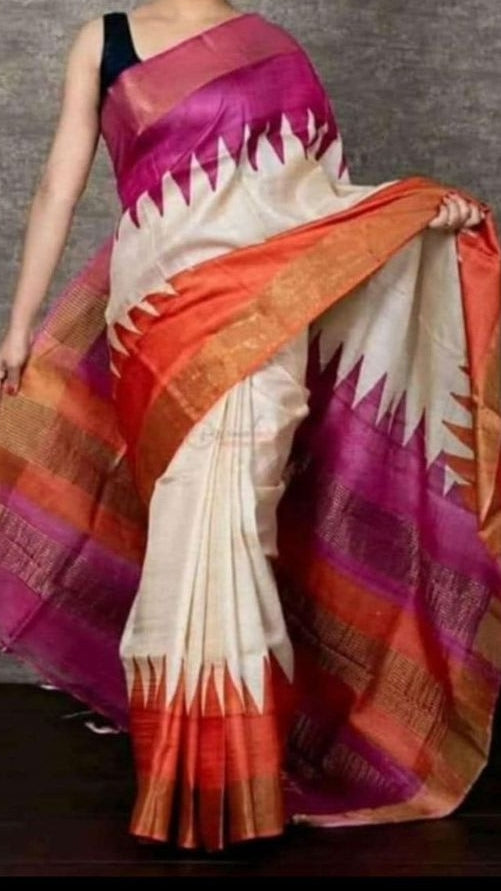 Aura of Gold Ghicha Tussar Silk Saree