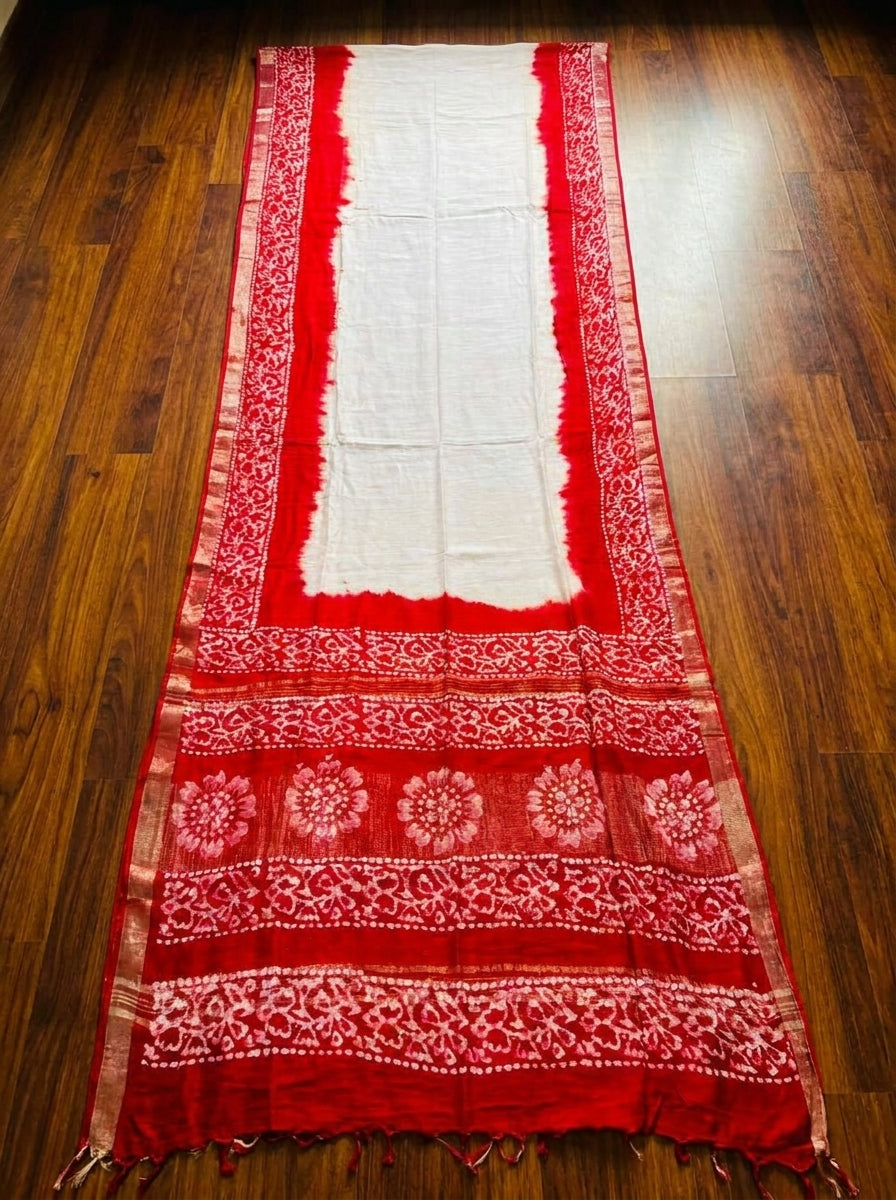 Mrinmoyee (মৃন্ময়ী) Cotton Linen Saree