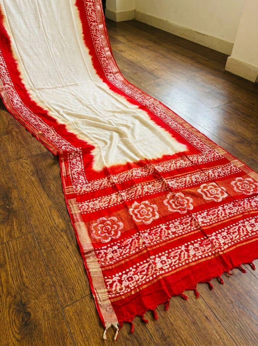 Mrinmoyee (মৃন্ময়ী) Cotton Linen Saree
