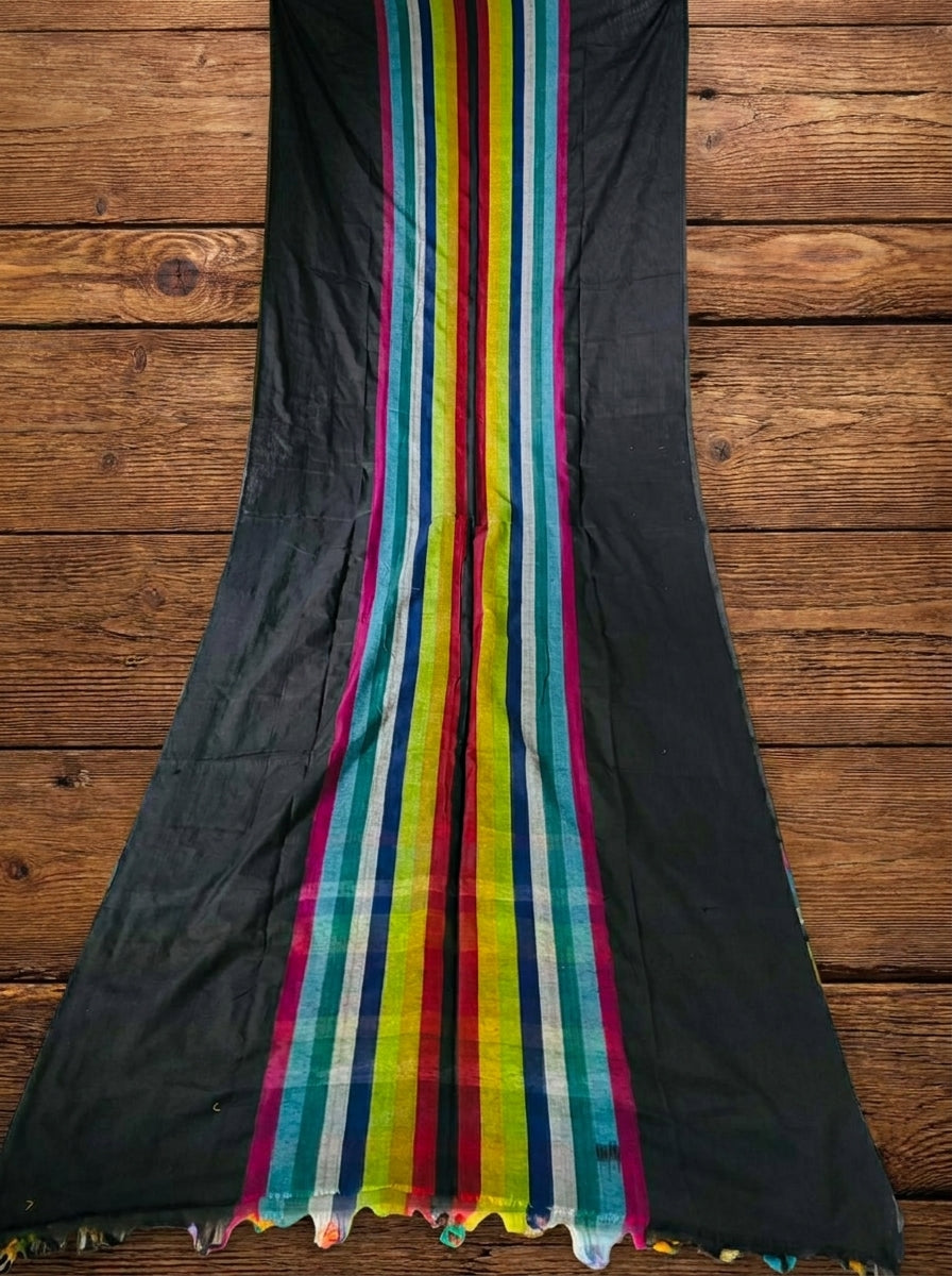 Saptaranga Khadi Cotton Saree