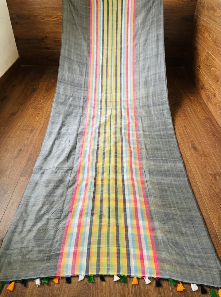 Saptaranga Khadi Cotton Saree