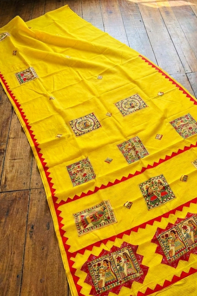 Madhubani Maya Kota Saree