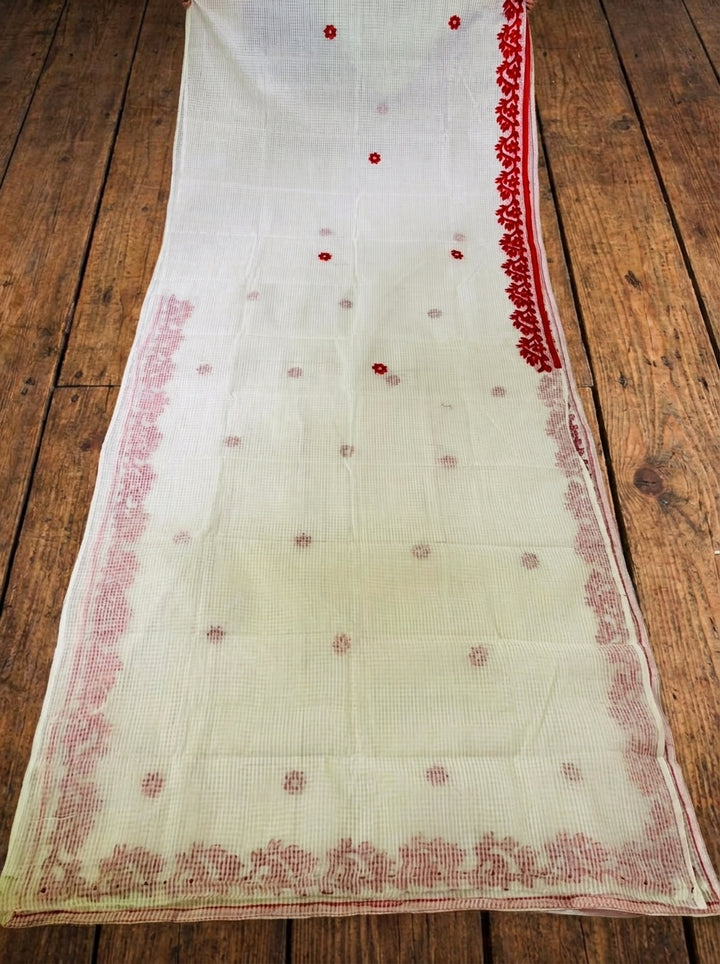 Hridoy rekha Kota Applique Saree