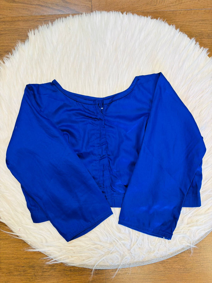 Oceanic Silence Designer Blouse