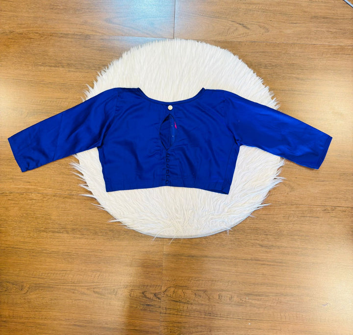 Oceanic Silence Designer Blouse