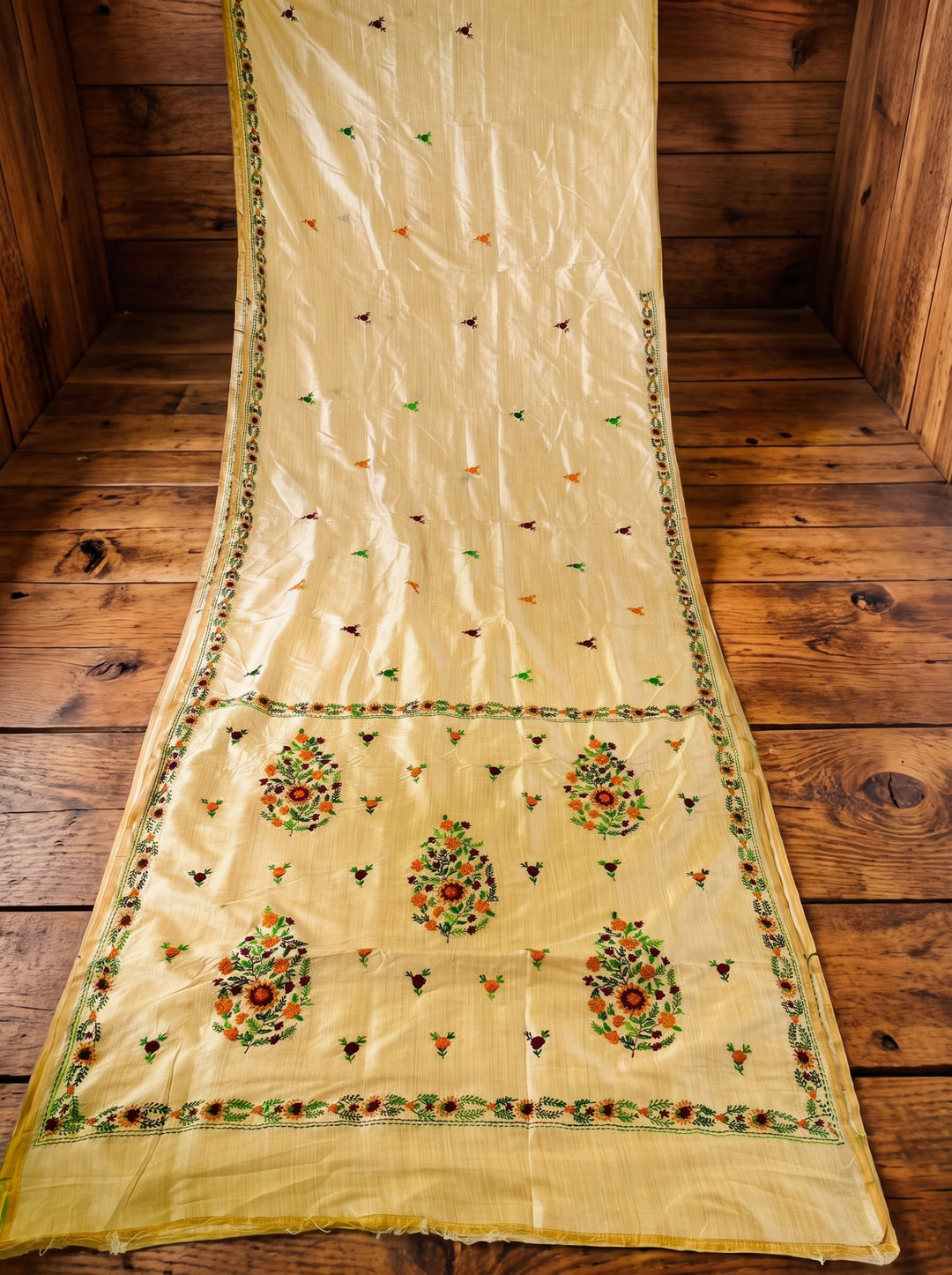 Swarnanjali Semi Tussar Silk Saree 5