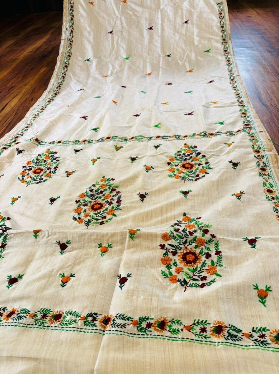 Swarnanjali Semi Tussar Silk Saree 5