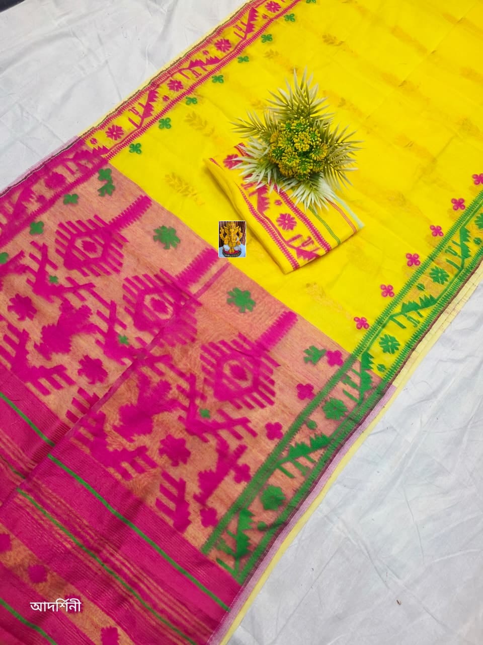 ঐতিহ্য (Oitijhyo)  Ganga Jamuna Jamdani Saree
