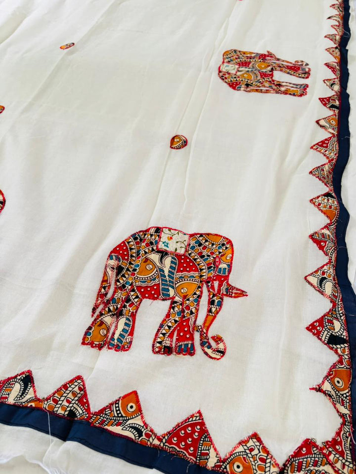 The Artisan Procession Mul Cotton Saree
