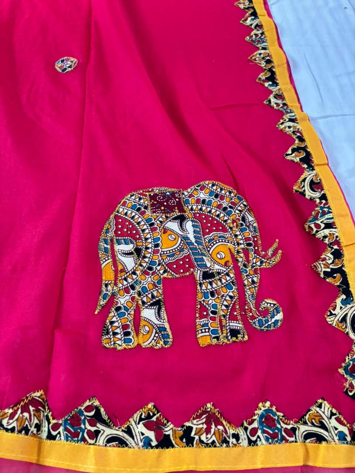 The Artisan Procession Mul Cotton Saree