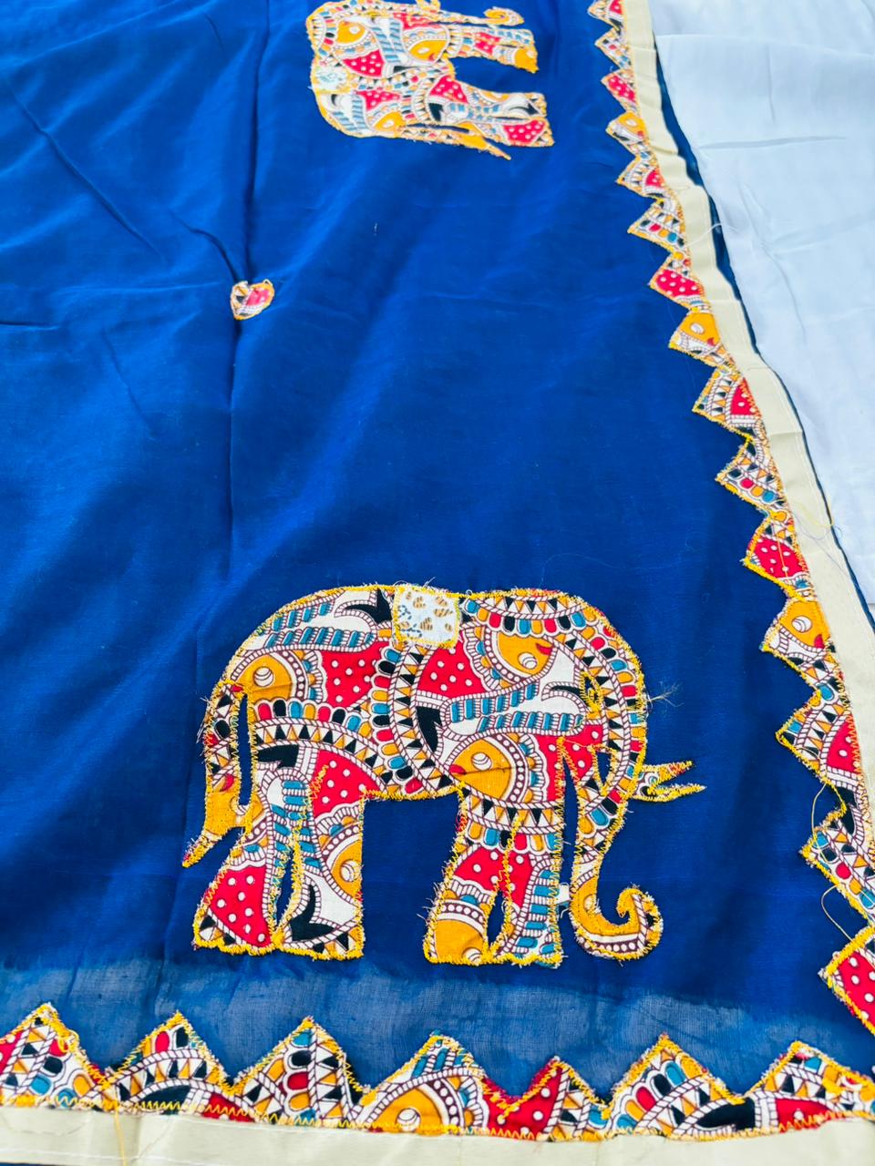 The Artisan Procession Mul Cotton Saree