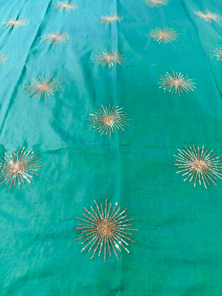 Stole My Heart Sequins Work Mul Cotton Saree