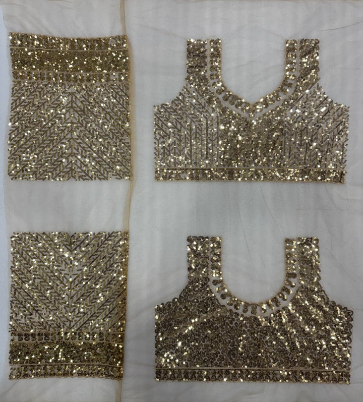Celestial Gold Net Saree