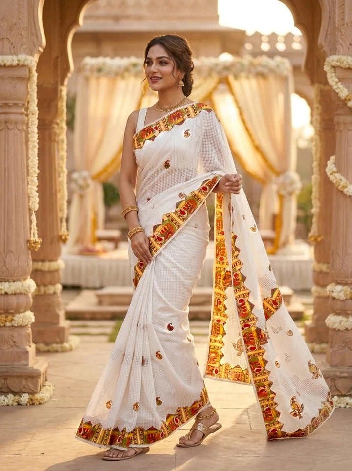Canvas of Heritage Kota Saree