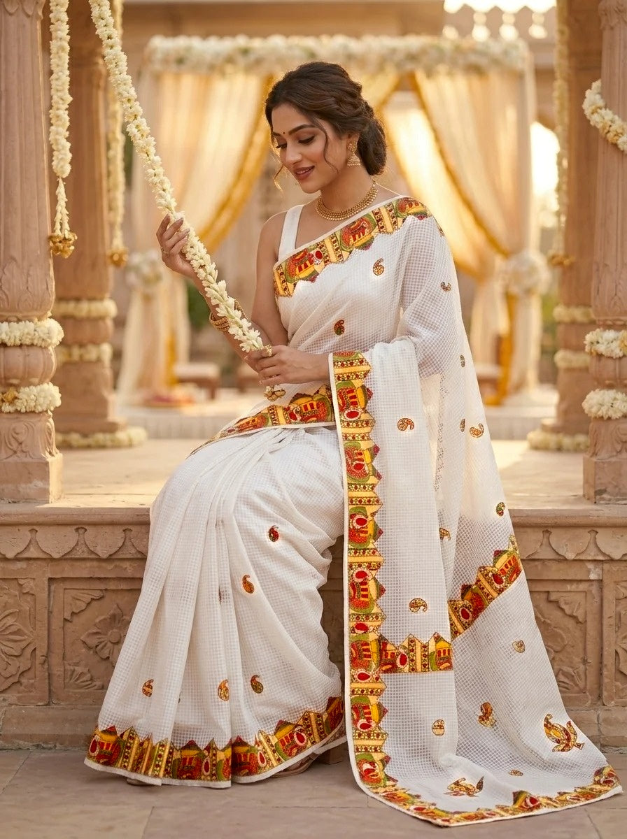 Canvas of Heritage Kota Saree