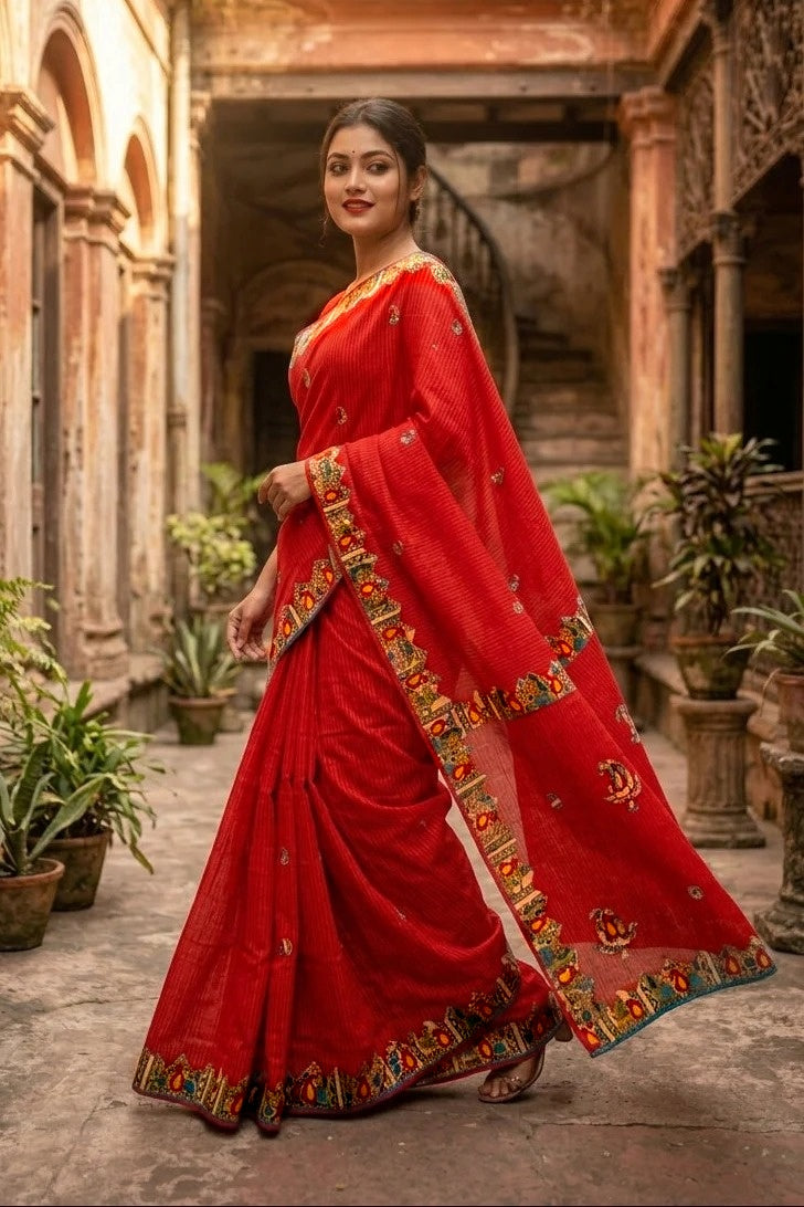 Canvas of Heritage Kota Saree
