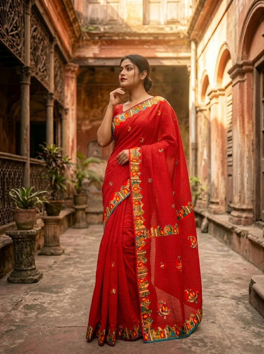 Canvas of Heritage Kota Saree