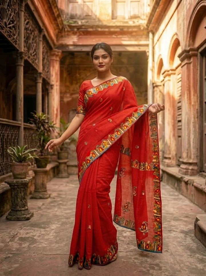 Canvas of Heritage Kota Saree