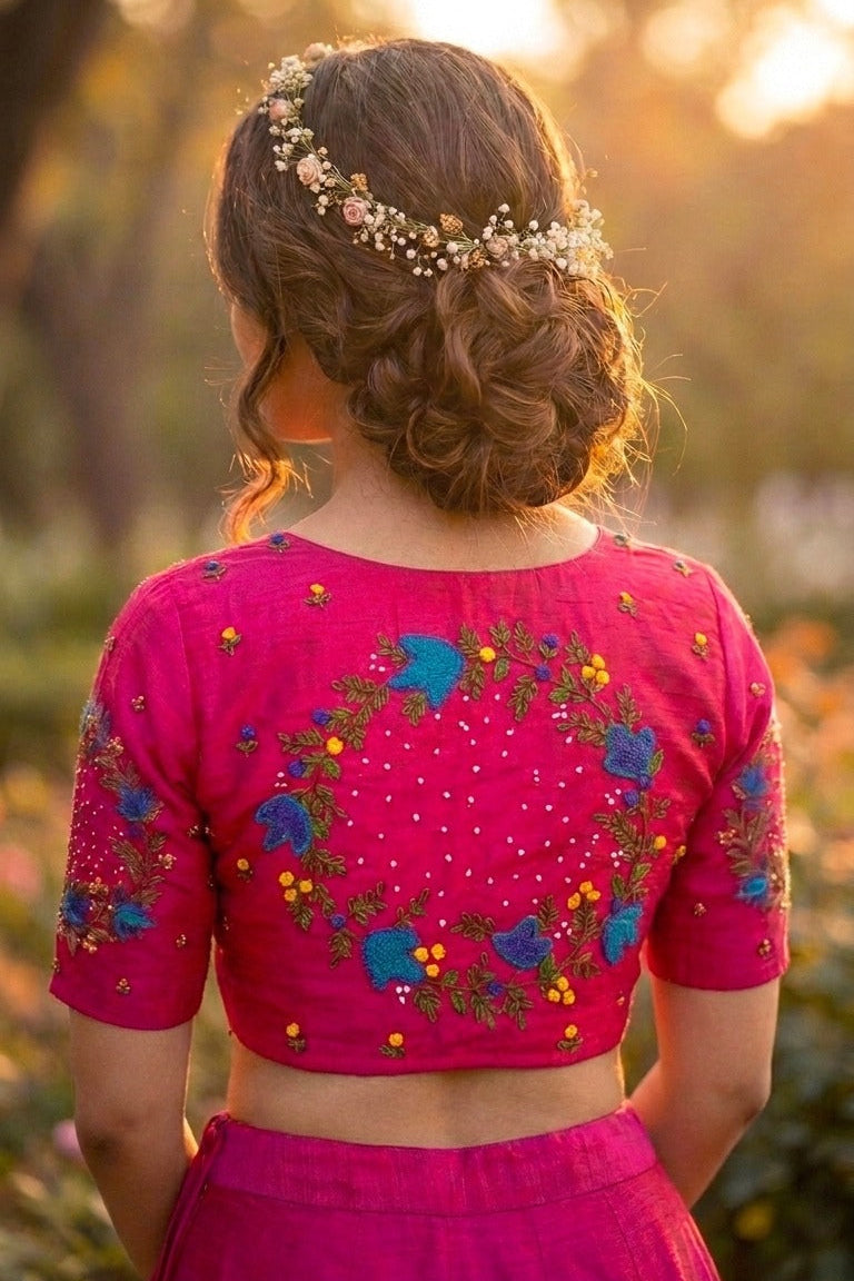 A bloom To Remember Handwork Blouse