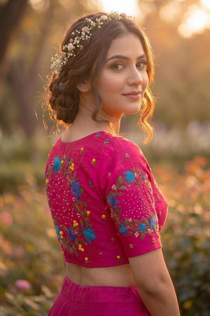 A bloom To Remember Handwork Blouse
