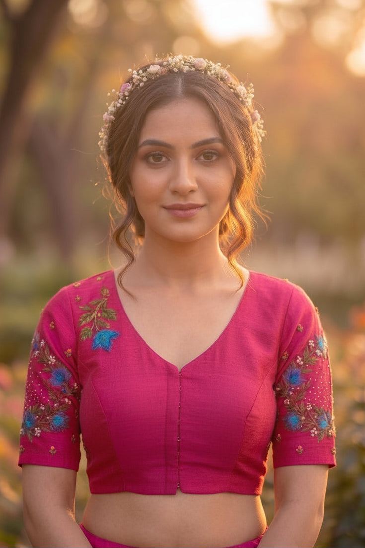 A bloom To Remember Handwork Blouse
