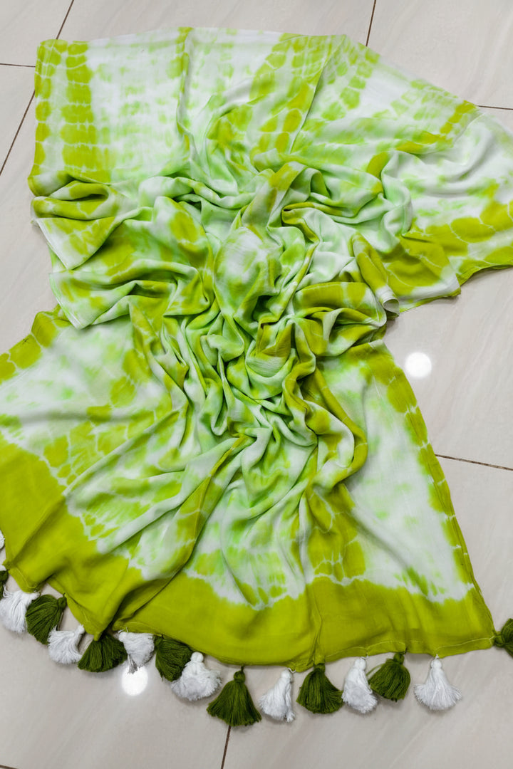 Clouds Of Colour Mul Cotton Saree