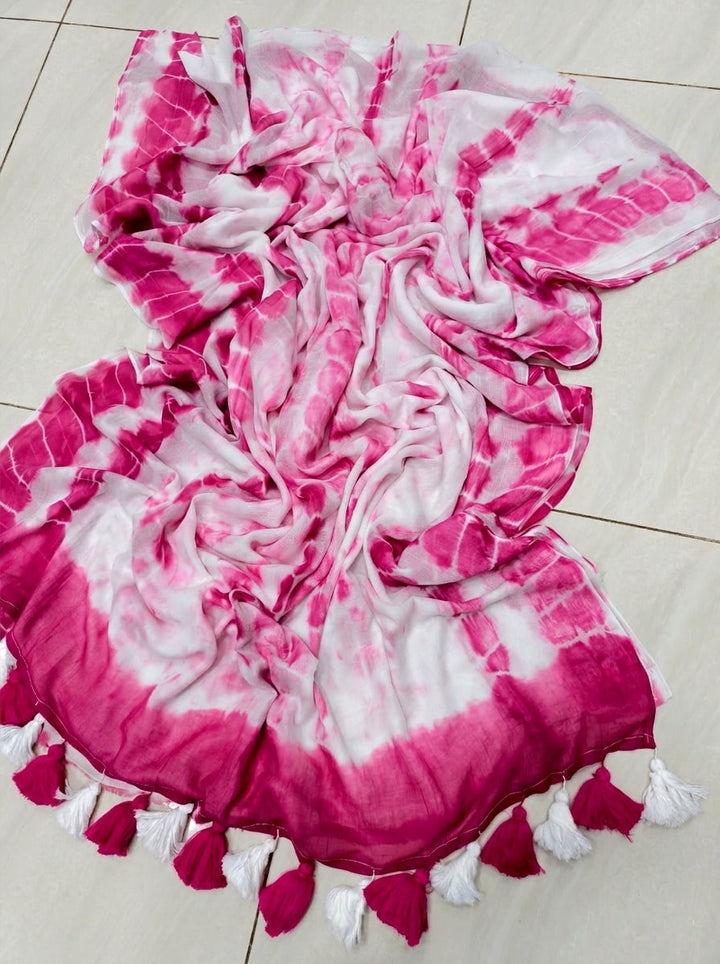 Clouds Of Colour Mul Cotton Saree