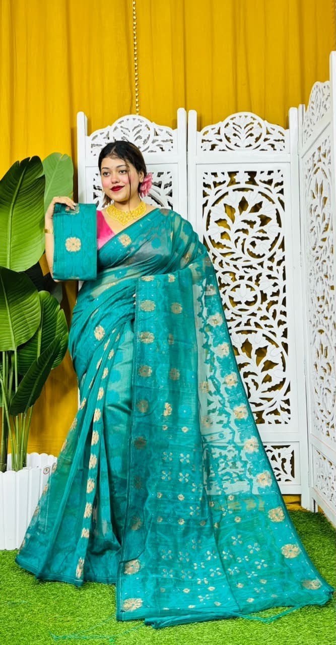 Kanaklata  Jamdani  Saree