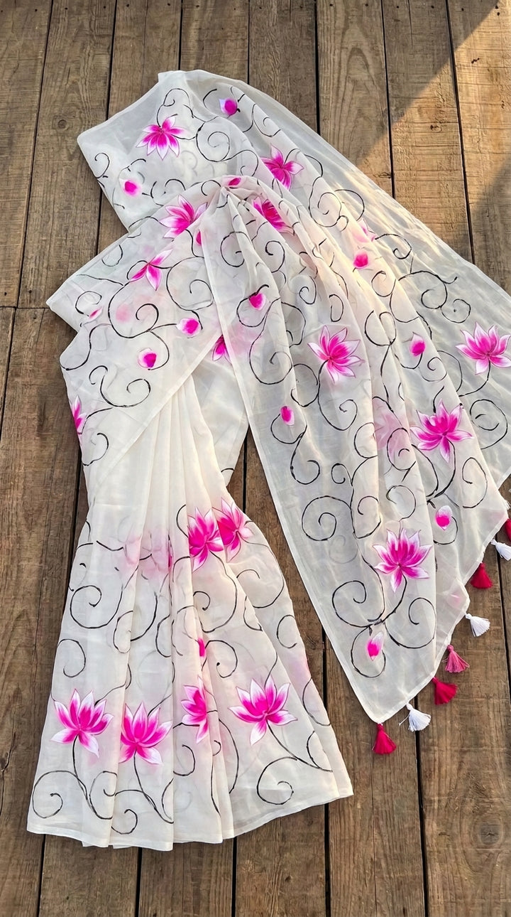 Komol Bithi Mul Cotton Saree