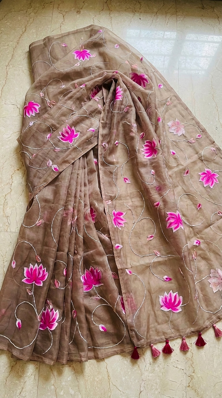 Komol Bithi Mul Cotton Saree
