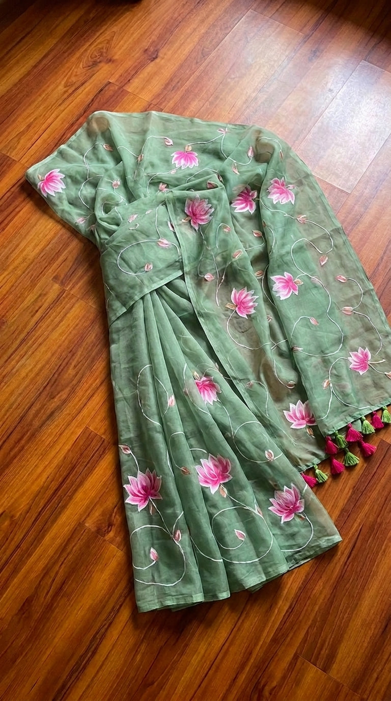 Komol Bithi Mul Cotton Saree
